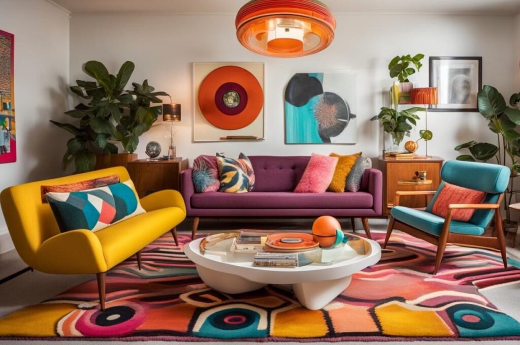 ESTILO RETRO en Diseño de Interiores Ideas