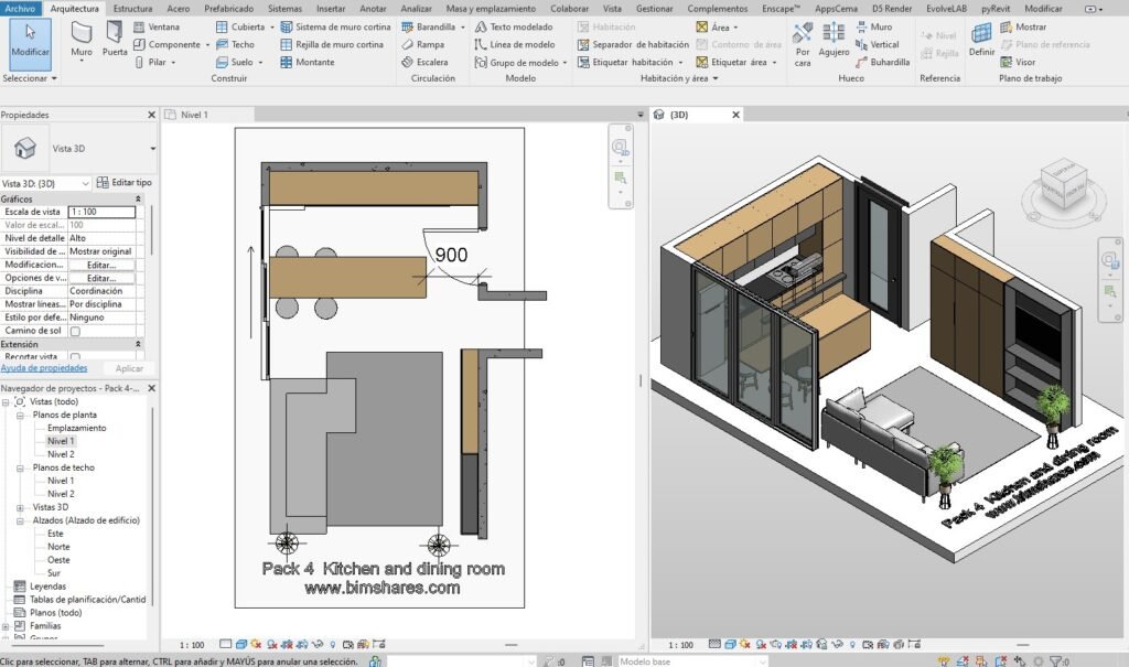 Revit: diseño en 3D y BIM 